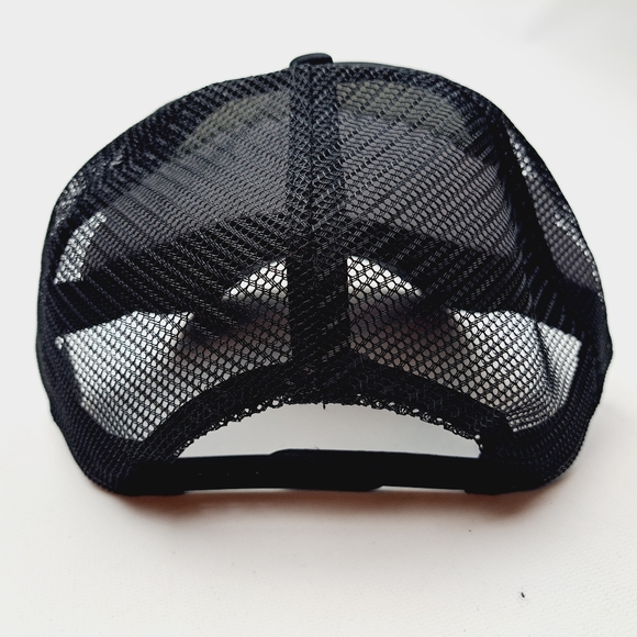 Foo Fighters Embroidered Patch Foam Trucker Mesh Snapback Cap Hat Black - Picture 4 of 4